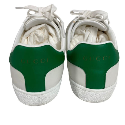 Gucci Sneakers Logo Cat Leather Green — view 3