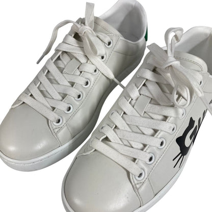 Gucci Sneakers Logo Cat Leather Green — view 2