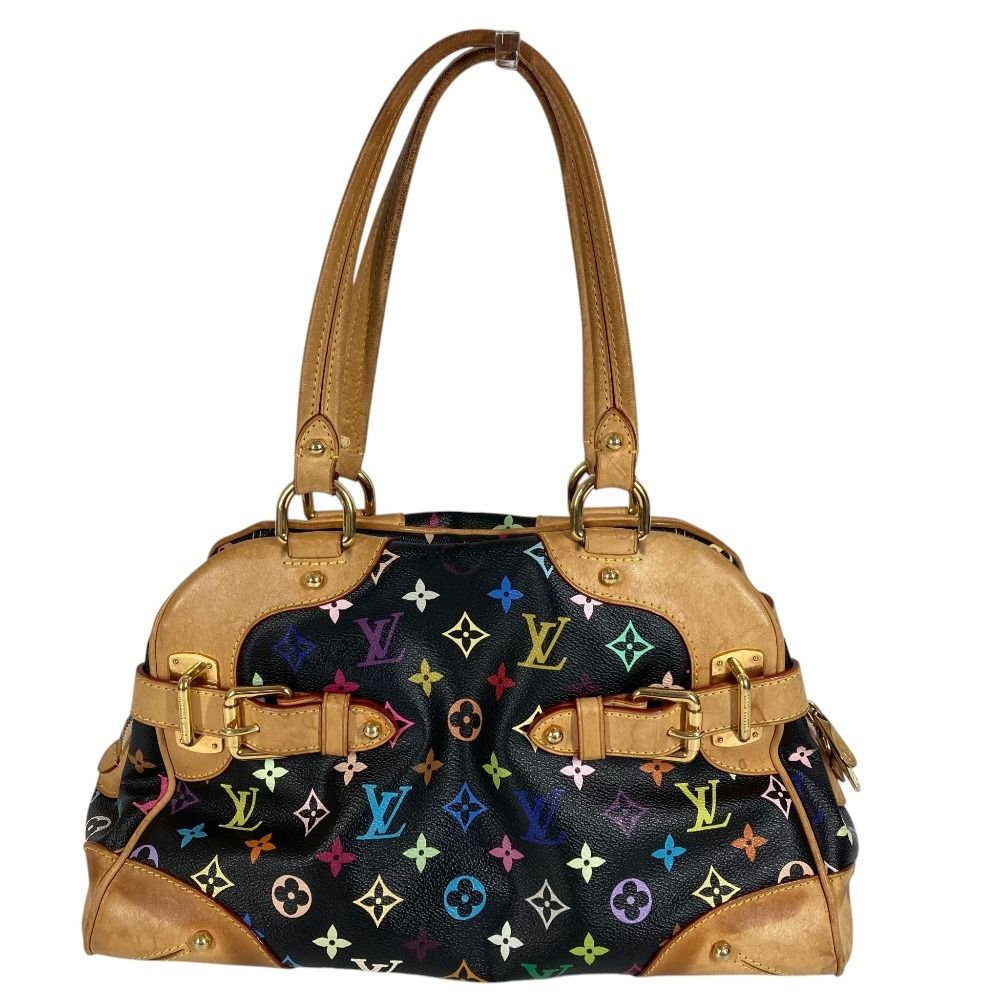 Louis Vuitton Shoulder Bag Claudia Monogram Multicolor Canvas Noir Black