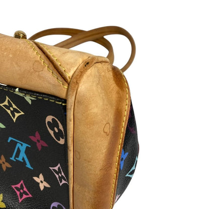 Louis Vuitton Shoulder Bag Claudia Monogram Multicolor Canvas Noir Black — view 5