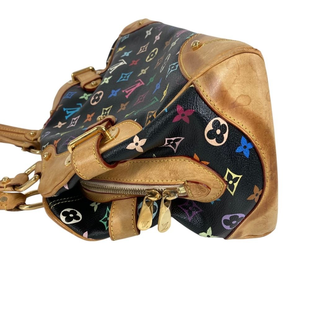 Louis Vuitton Shoulder Bag Claudia Monogram Multicolor Canvas Noir Black — view 6