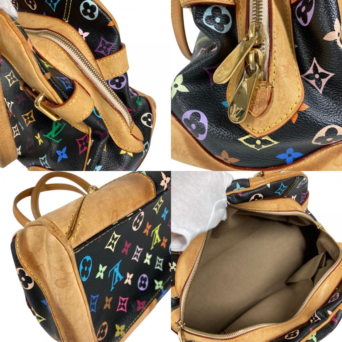 Louis Vuitton Shoulder Bag Claudia Monogram Multicolor Canvas Noir Black — view 8