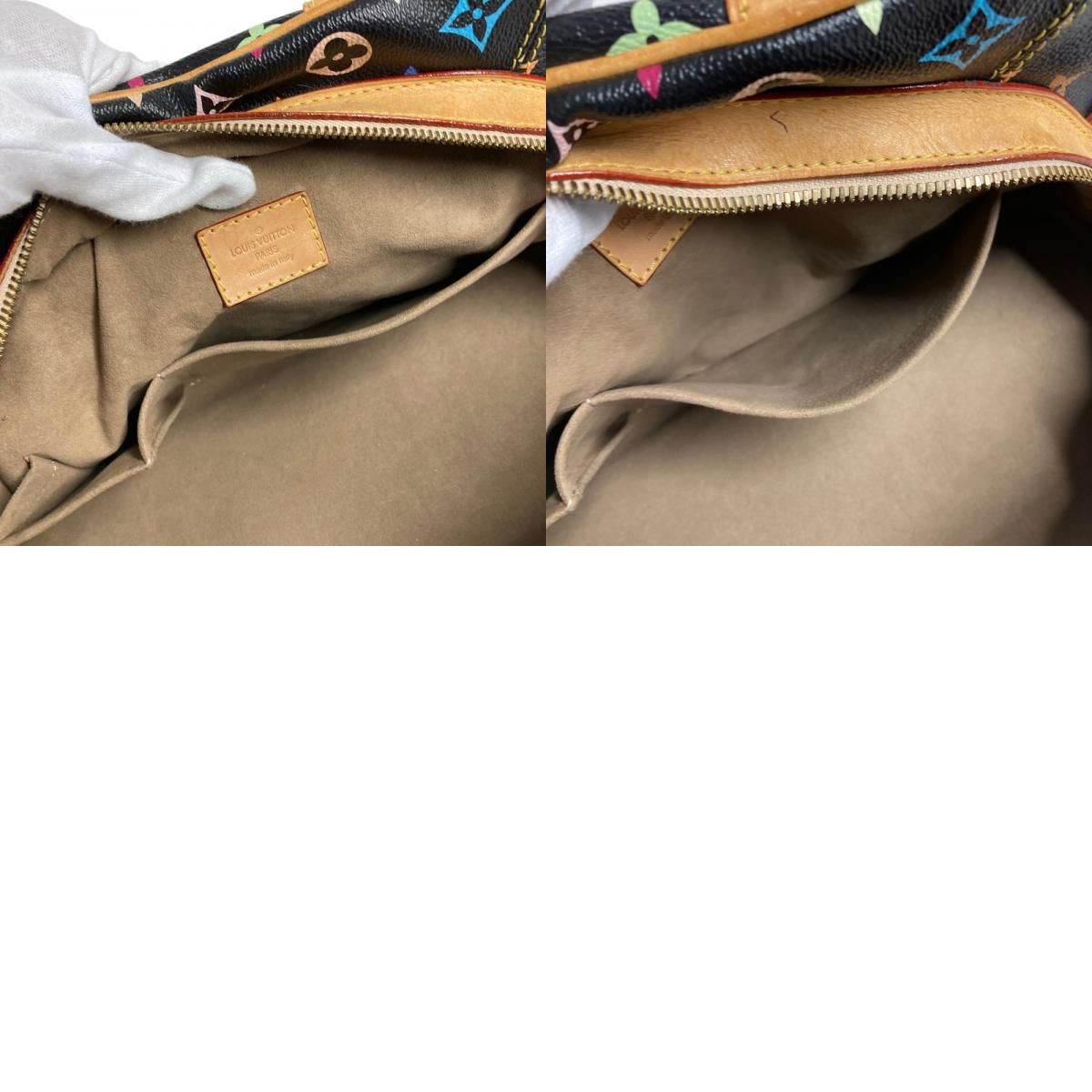 Louis Vuitton Shoulder Bag Claudia Monogram Multicolor Canvas Noir Black — view 9