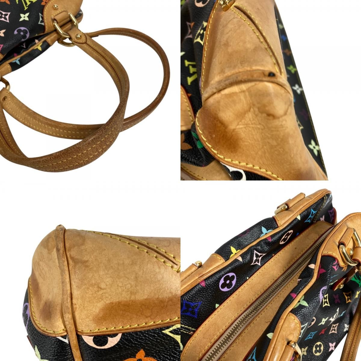 Louis Vuitton Shoulder Bag Claudia Monogram Multicolor Canvas Noir Black — view 7