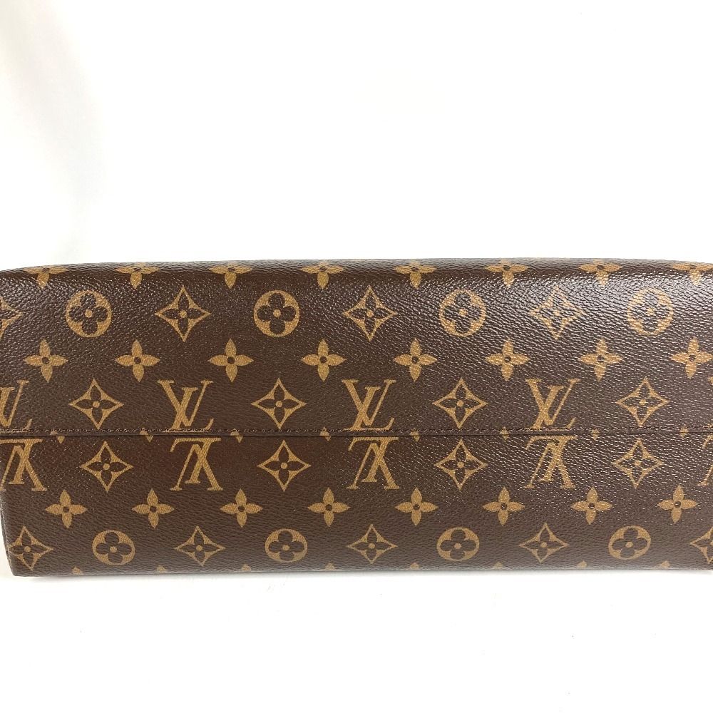 Louis Vuitton Handbag Alma Into Bag Monogram Canvas Noir Brown — view 7