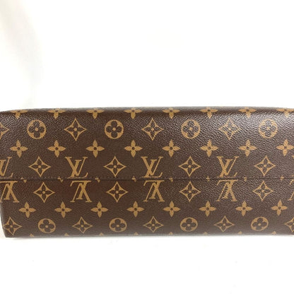 Louis Vuitton Handbag Alma Into Bag Monogram Canvas Noir Brown — view 7