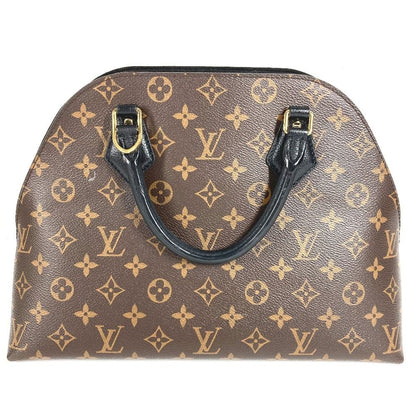 Louis Vuitton Handbag Alma Into Bag Monogram Canvas Noir Brown — view 3