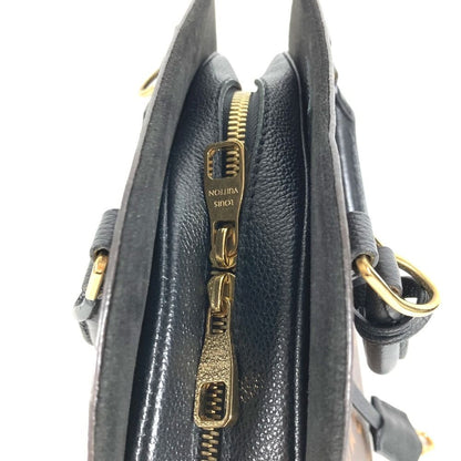 Louis Vuitton Handbag Alma Into Bag Monogram Canvas Noir Brown — view 5