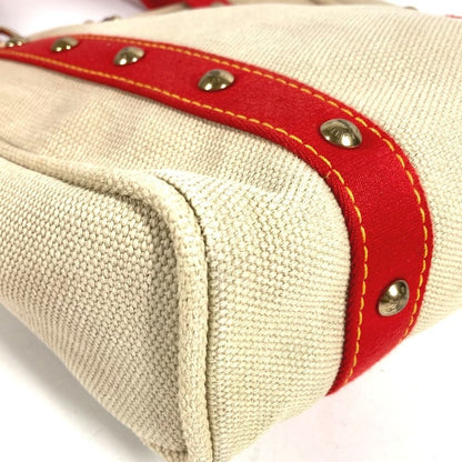 Louis Vuitton Shoulder Bag Cabas MM Canvas Beige — view 4