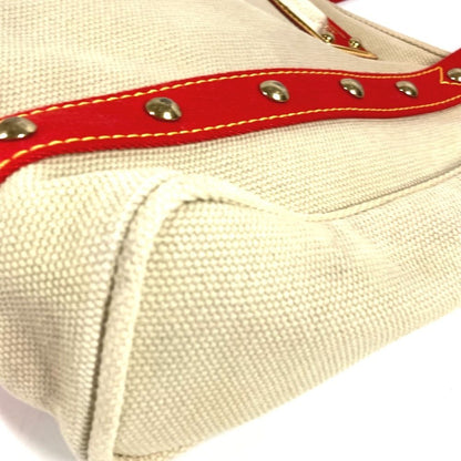 Louis Vuitton Shoulder Bag Cabas MM Canvas Beige — view 6