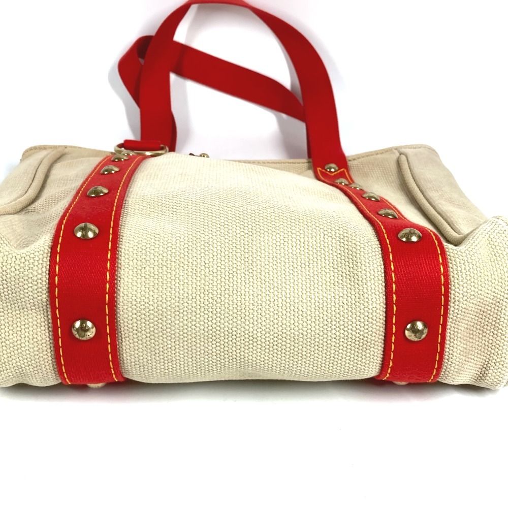 Louis Vuitton Shoulder Bag Cabas MM Canvas Beige — view 5