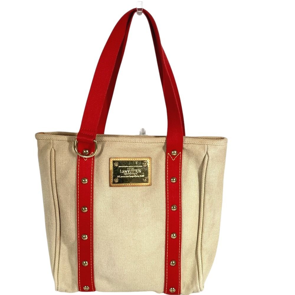 Louis Vuitton Shoulder Bag Cabas MM Canvas Beige