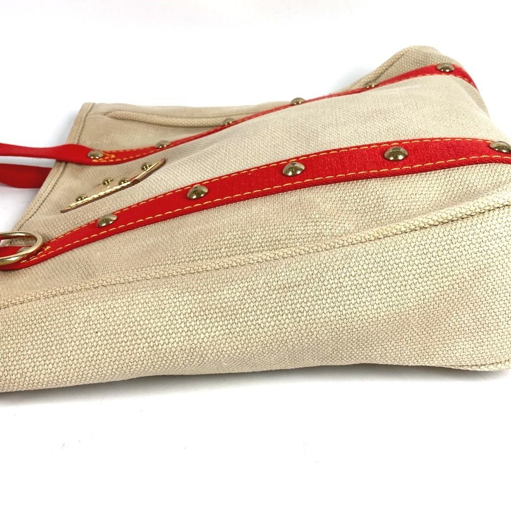 Louis Vuitton Shoulder Bag Cabas MM Canvas Beige — view 3