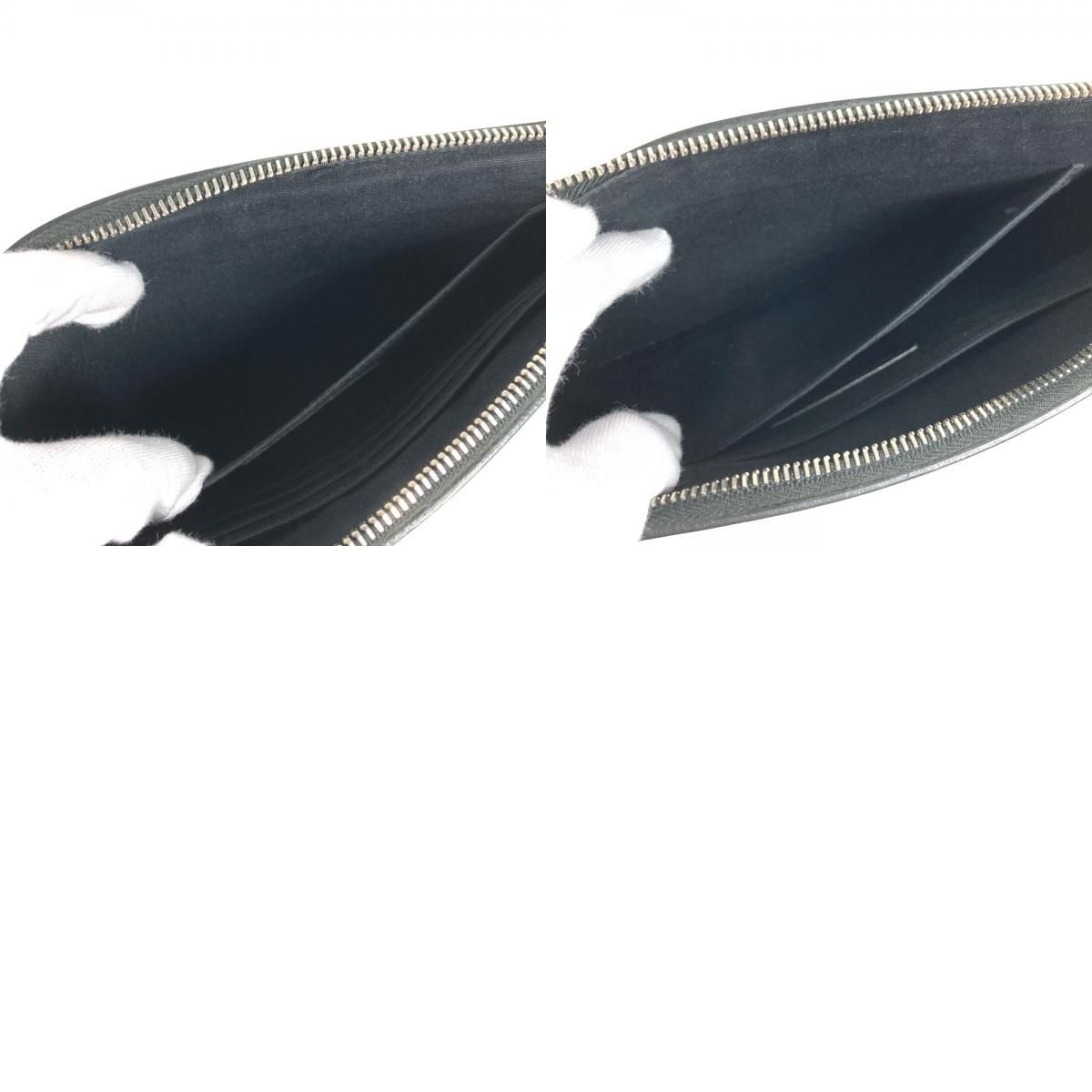 Saint Laurent Clutch Logo Leather Black — view 9