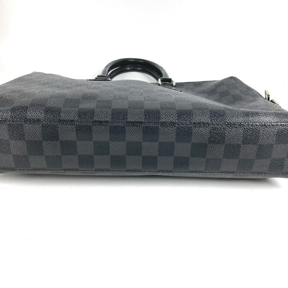 Louis Vuitton Business Bag Porte Documents Jour Pdj Damier Graphite Canvas Black — view 5