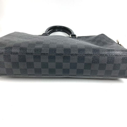 Louis Vuitton Business Bag Porte Documents Jour Pdj Damier Graphite Canvas Black — view 5