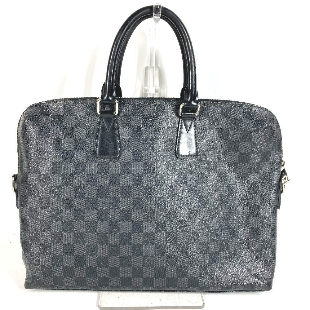 Louis Vuitton Business Bag Porte Documents Jour Pdj Damier Graphite Canvas Black