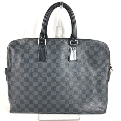 Louis Vuitton Business Bag Porte Documents Jour Pdj Damier Graphite Canvas Black