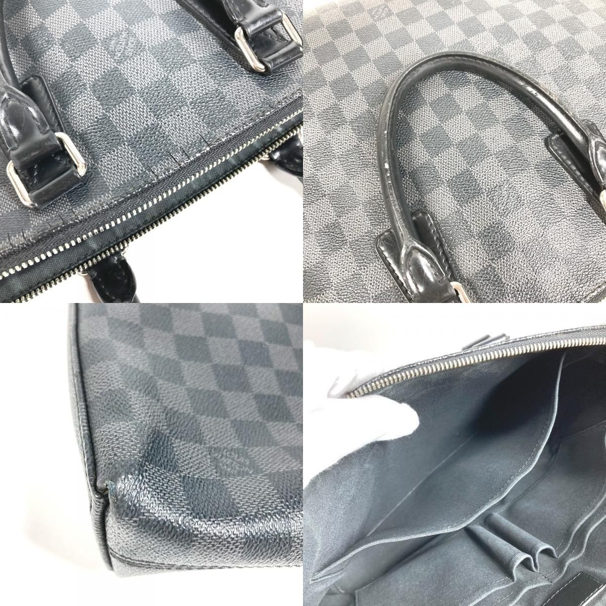 Louis Vuitton Business Bag Porte Documents Jour Pdj Damier Graphite Canvas Black — view 8