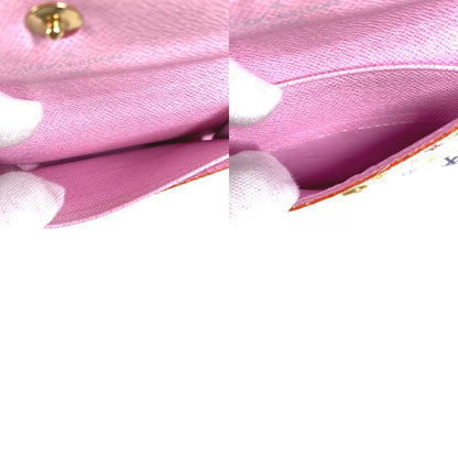 Louis Vuitton Card Case Business Holder Monogram Multicolor Canvas Blanc White — view 9