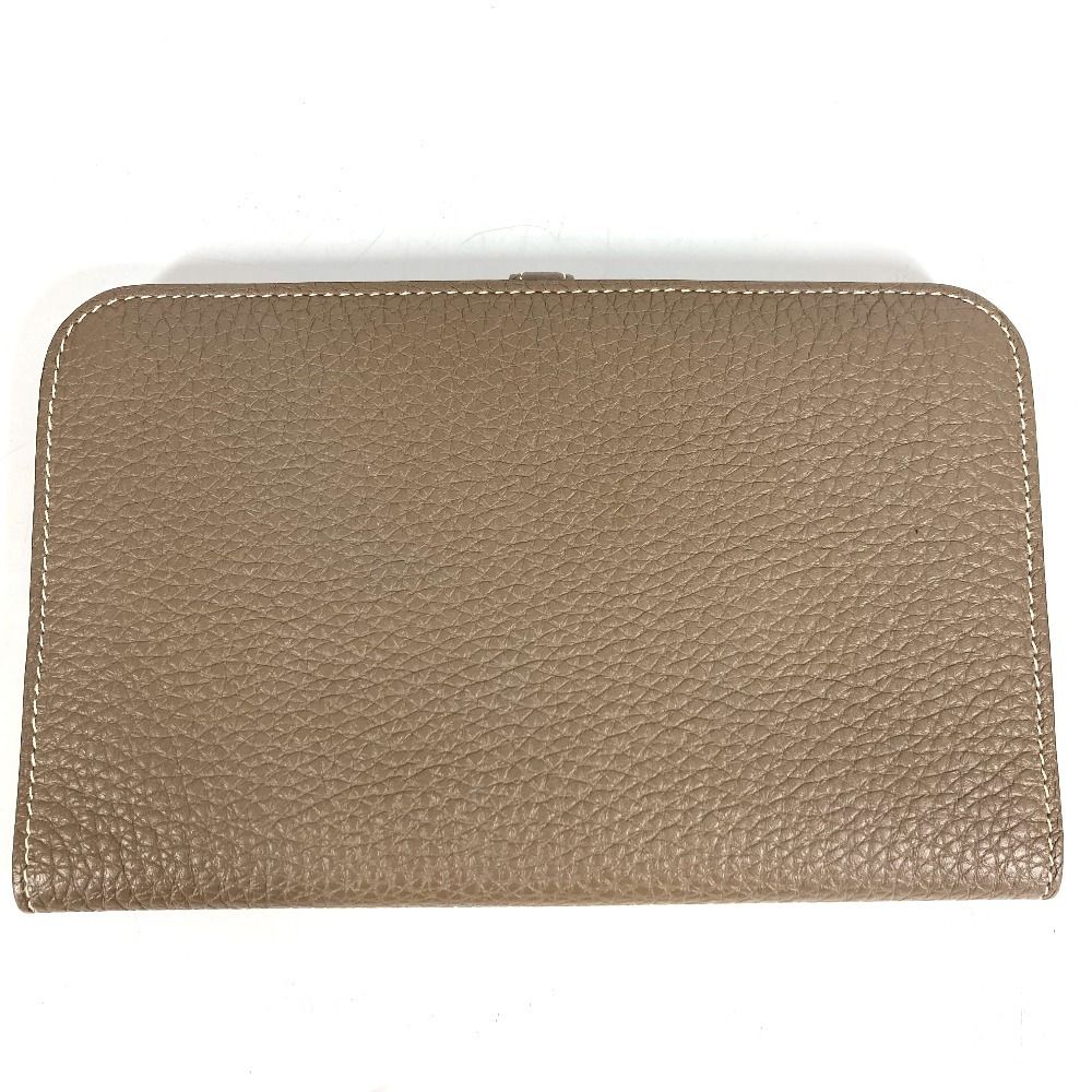 Hermes Wallet Dogon Duo GM Togo Etoupe Gray — view 6