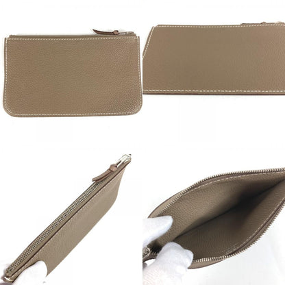 Hermes Wallet Dogon Duo GM Togo Etoupe Gray — view 7