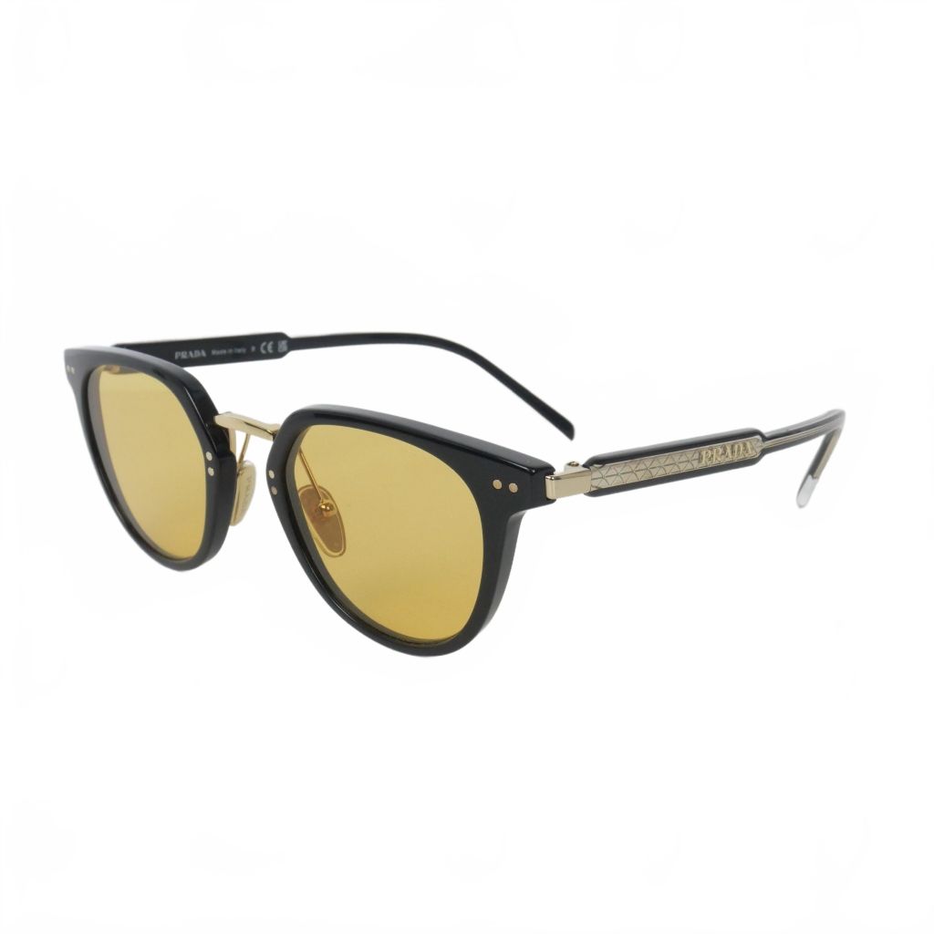 Prada Sunglasses Eyewear Frame Color Lens Spr 49 Black Gold