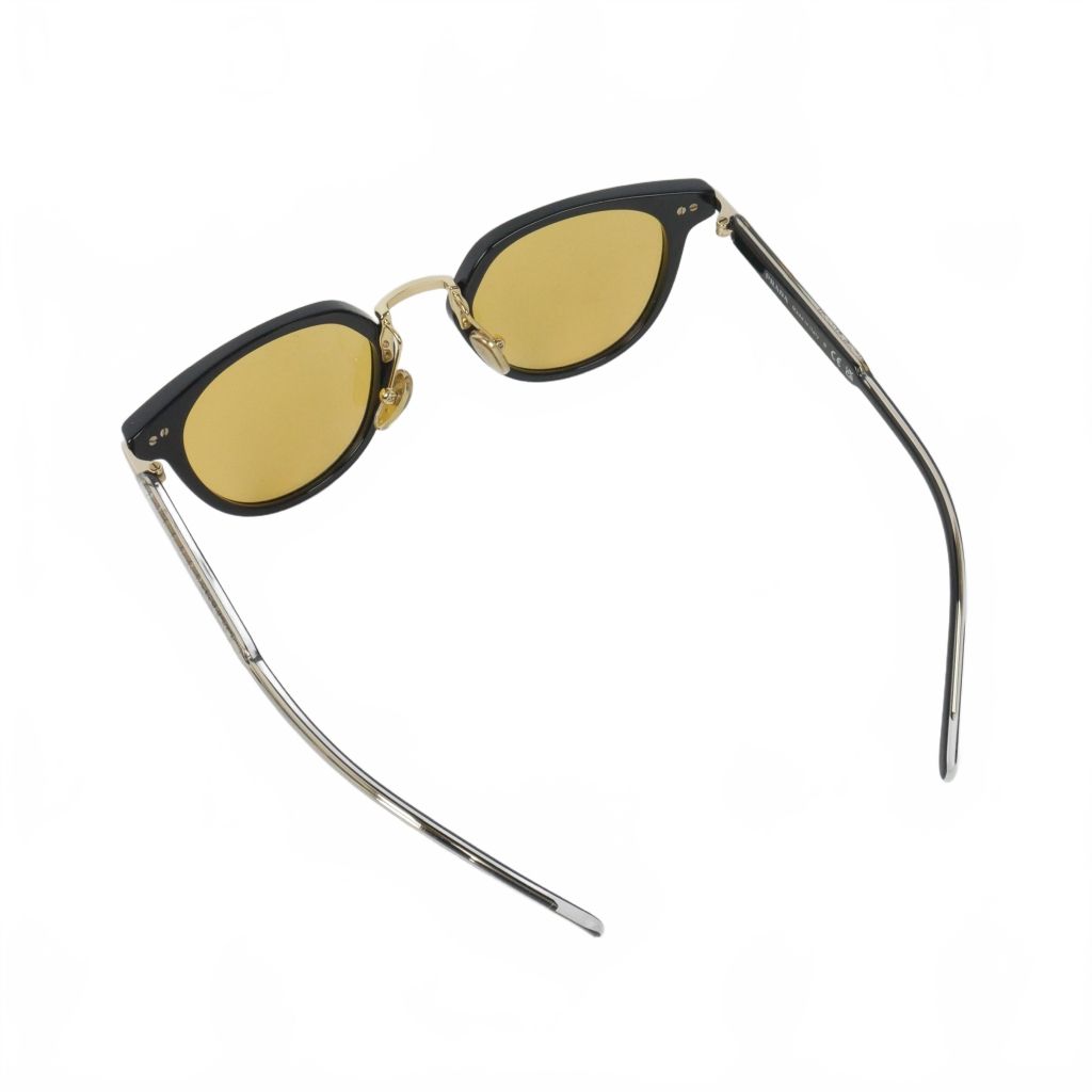 Prada Sunglasses Eyewear Frame Color Lens Spr 49 Black Gold — view 3