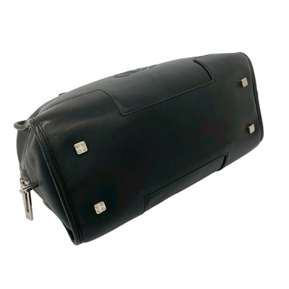 Loewe Amazona 28 Anagram Logo Leather Mini Boston Bag with Clochette Black — view 7