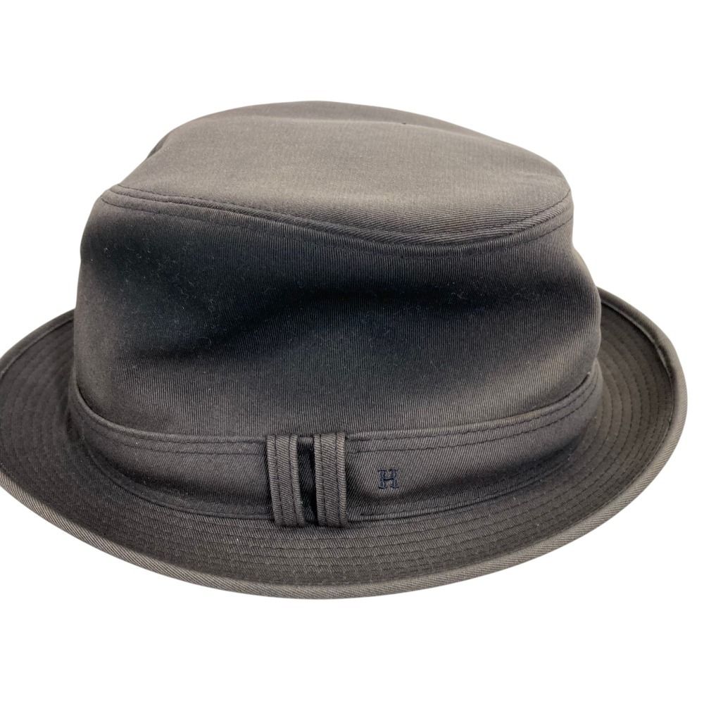 Hermes Hat Logo Cotton Gray — view 3