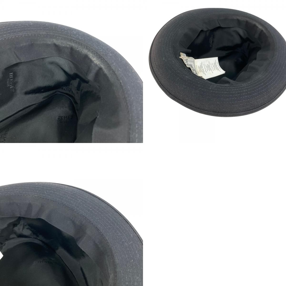 Hermes Hat Logo Cotton Gray — view 9