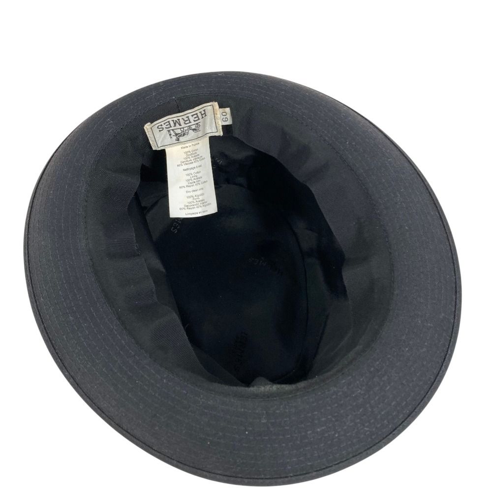 Hermes Hat Logo Cotton Gray — view 7