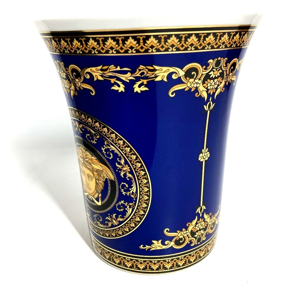 Versace Vase Flower Base Ceramic White — view 6