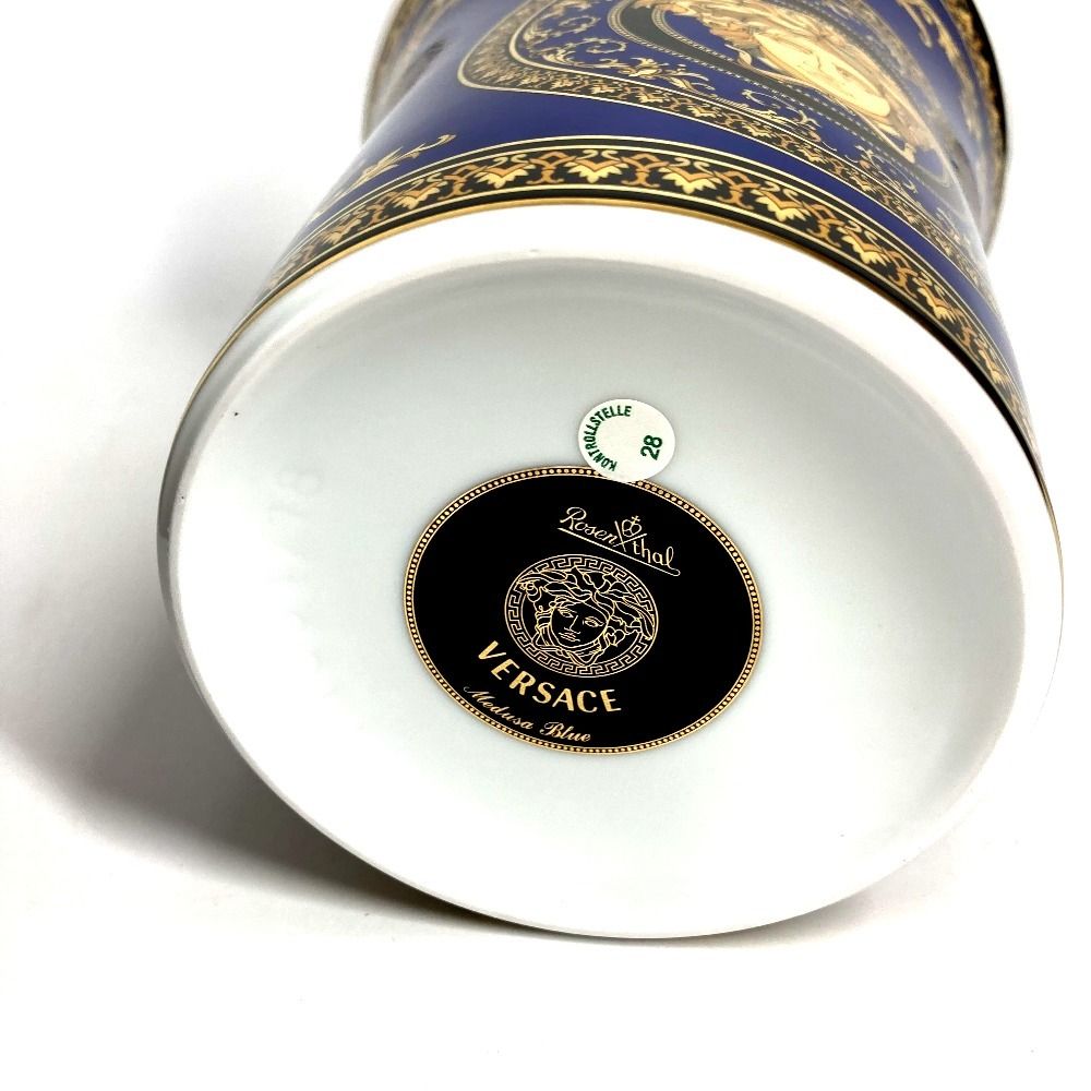 Versace Vase Flower Base Ceramic White — view 7