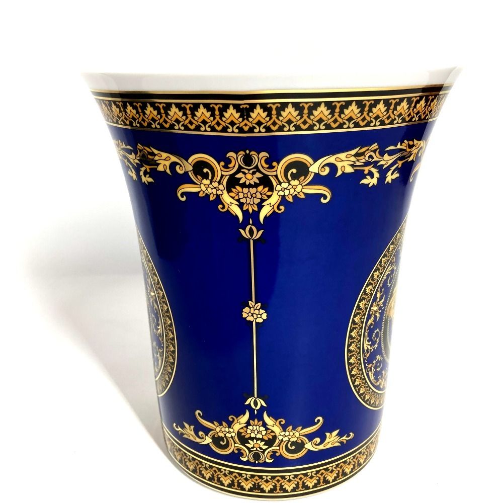 Versace Vase Flower Base Ceramic White — view 2