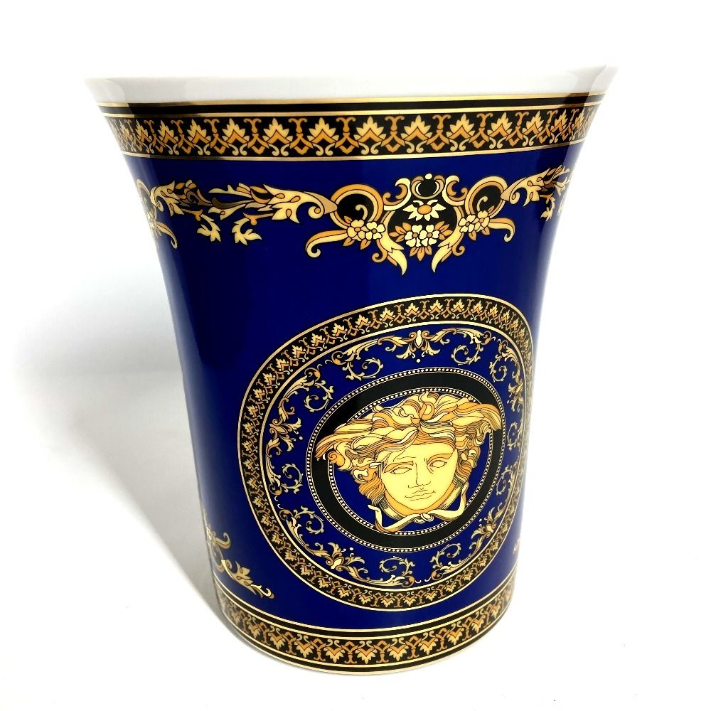 Versace Vase Flower Base Ceramic White — view 5