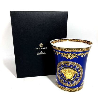 Versace Vase Flower Base Ceramic White — view 3