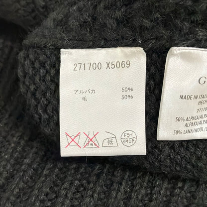 Gucci Sweater XS Black Deformed Sleeves Turtleneck Alpaca Blend — view 4