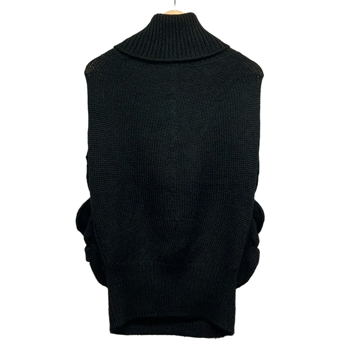 Gucci Sweater XS Black Deformed Sleeves Turtleneck Alpaca Blend — view 2