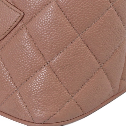 Chanel Pink Caviar Gold Medallion Tote — view 8