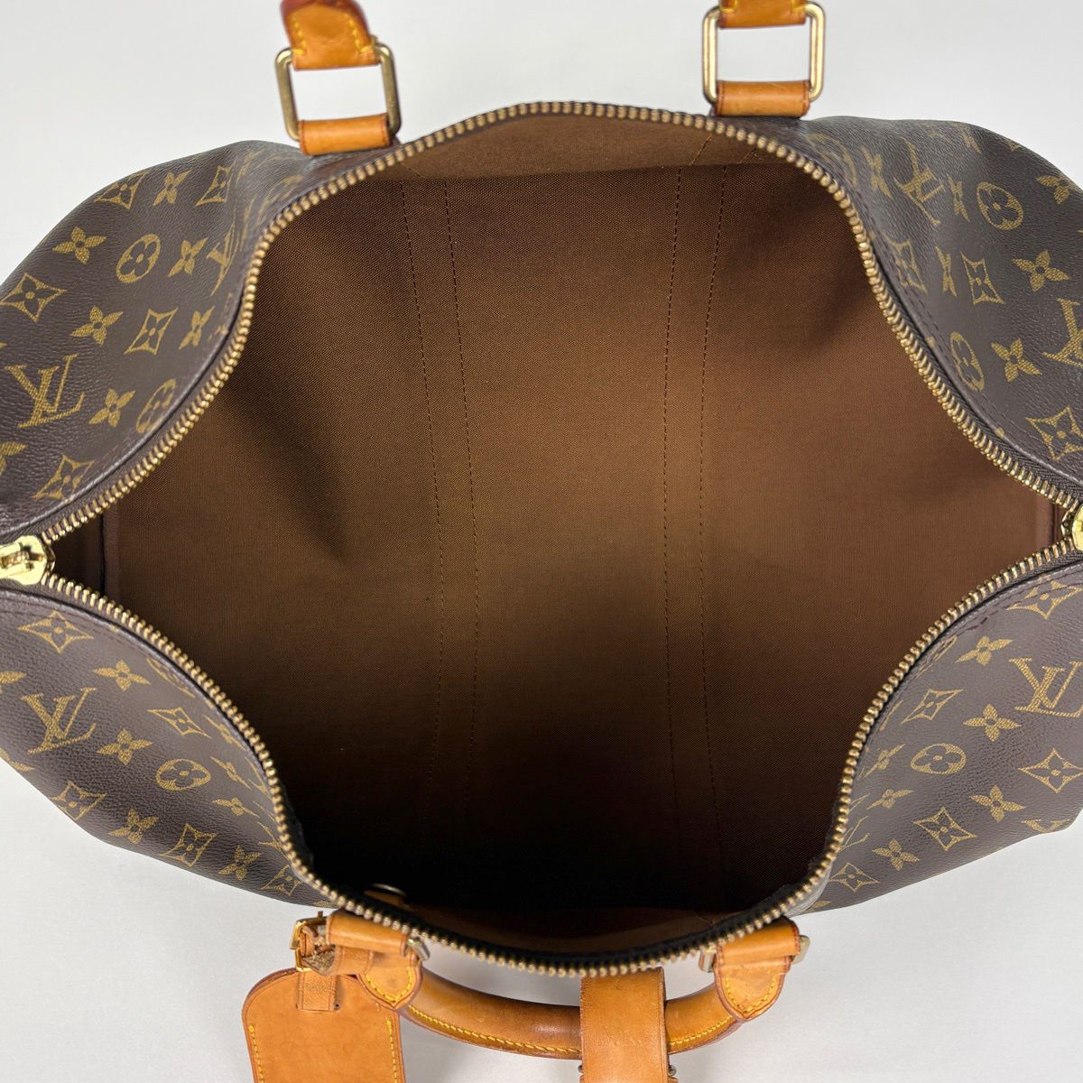 Louis Vuitton Keepall 45 Boston Bag Monogram Brown — view 8