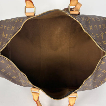 Louis Vuitton Keepall Bandouliere 50 2-Way Boston Bag Monogram Brown — view 7