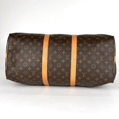 Louis Vuitton Keepall Bandouliere 50 2-Way Boston Bag Monogram Brown — view 2