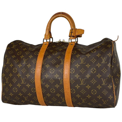 Louis Vuitton Keepall 45 Boston Bag Monogram Brown