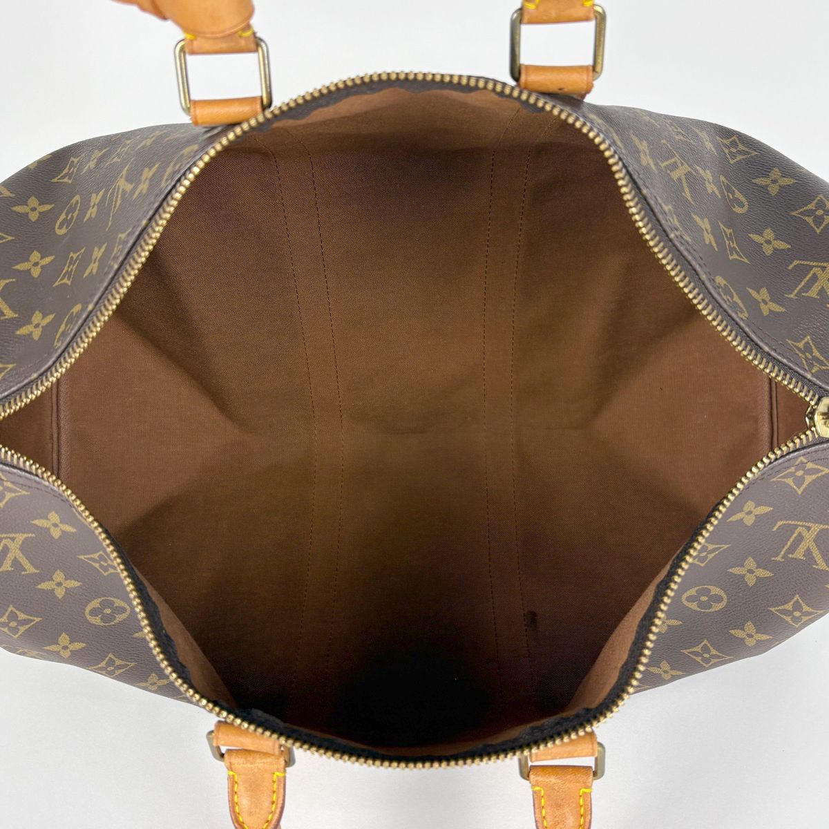 Louis Vuitton Keepall 45 Boston Bag Monogram Brown — view 9
