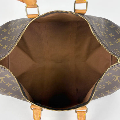 Louis Vuitton Keepall 45 Boston Bag Monogram Brown — view 9