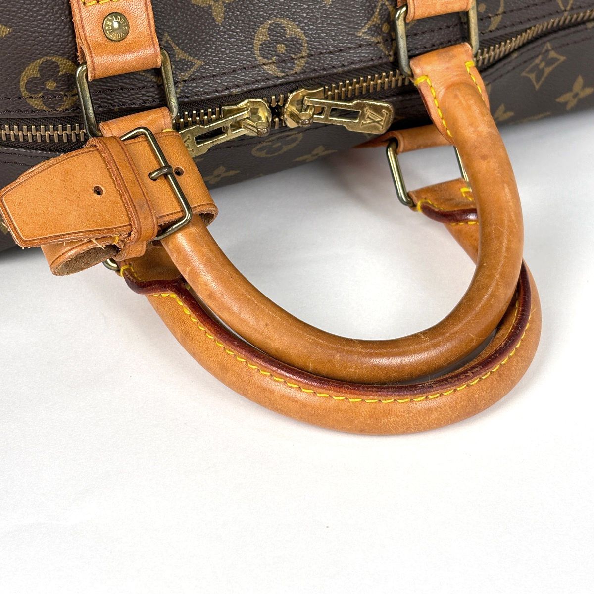 Louis Vuitton Keepall 45 Boston Bag Monogram Brown — view 8