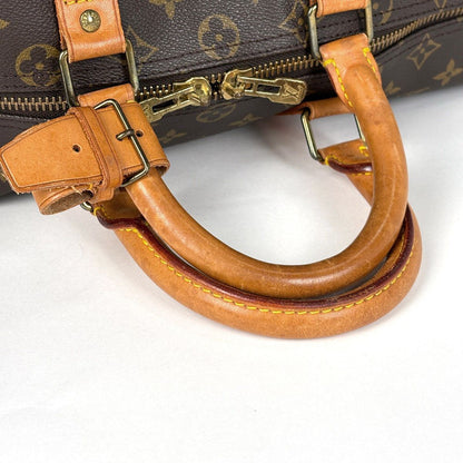 Louis Vuitton Keepall 45 Boston Bag Monogram Brown — view 8