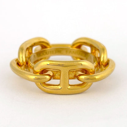 Hermes Legate Chaine D'ancre Scarf Closure Ring Gold Plated — view 2