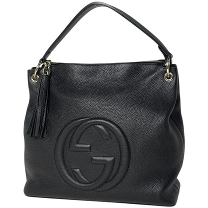 Gucci Soho Handbag Leather Black